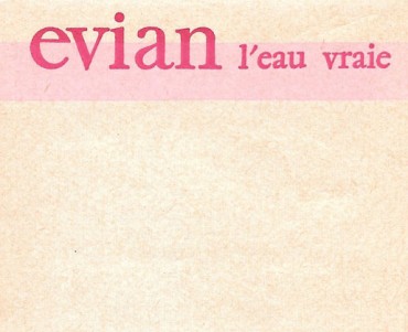 Bloc-notes Evian/Fruité (02)
