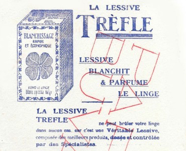 Buvard Lessive Trèfle (02) 