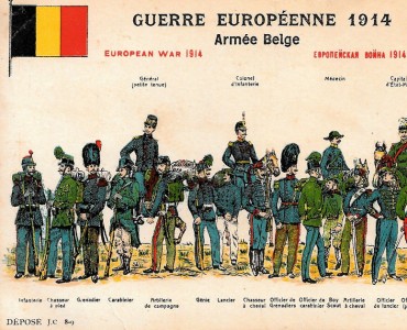 Carte Postale Guerre Européenne 1914