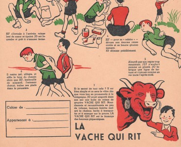 Protège-cahier La vache qui rit (06)