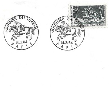 Enveloppe Philatélique Journée du Timbre 1964