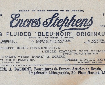 Buvard Encres Stephens