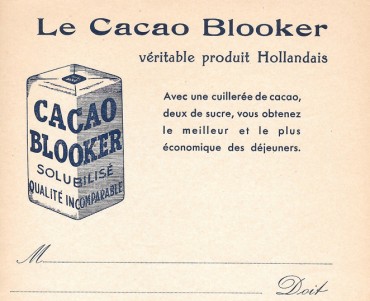 Petite facture illustrée Cacao Blooker