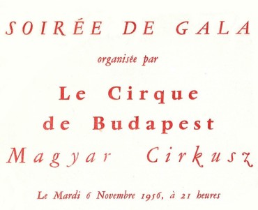 Programme : Cirque de Budapest
