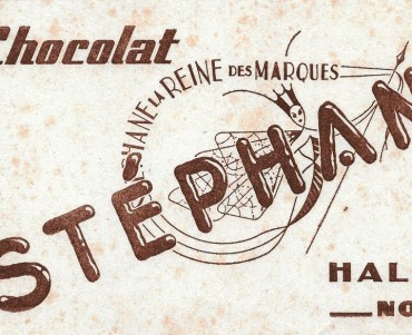 Buvard Chocolat Stéphane