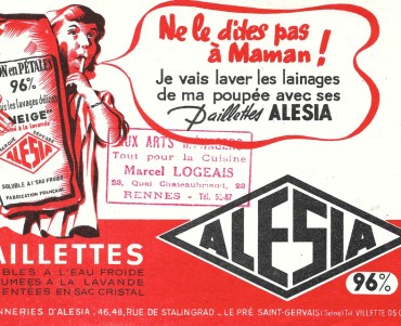 Buvard Paillettes Alésia