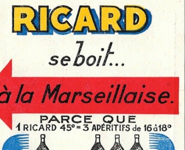 Calendrier 1954 Ricard