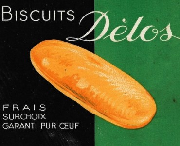 Calendrier 1935 Biscuits Dèlos