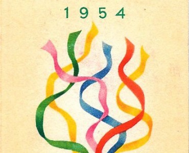 Carte Parfumée Cheramy 1954