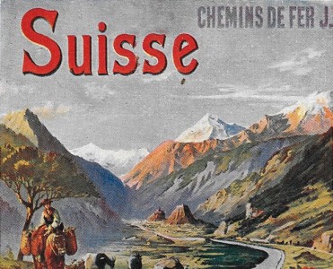 Carte Postale Chemins de fer Jura-Simplon